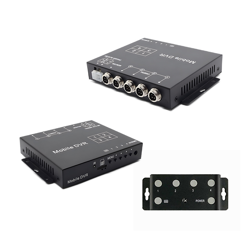 Il processore video con display quad split 1080P AHD supporta la registrazione video