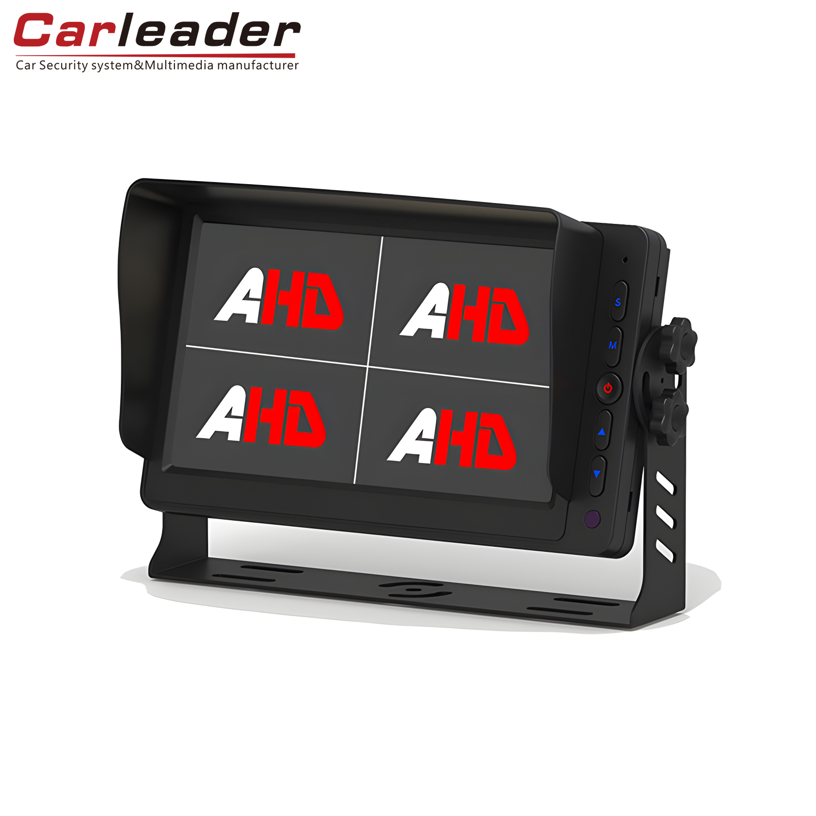 Il monitor per veicoli Carleader da 7 pollici AHD Quad View rende la guida più sicura