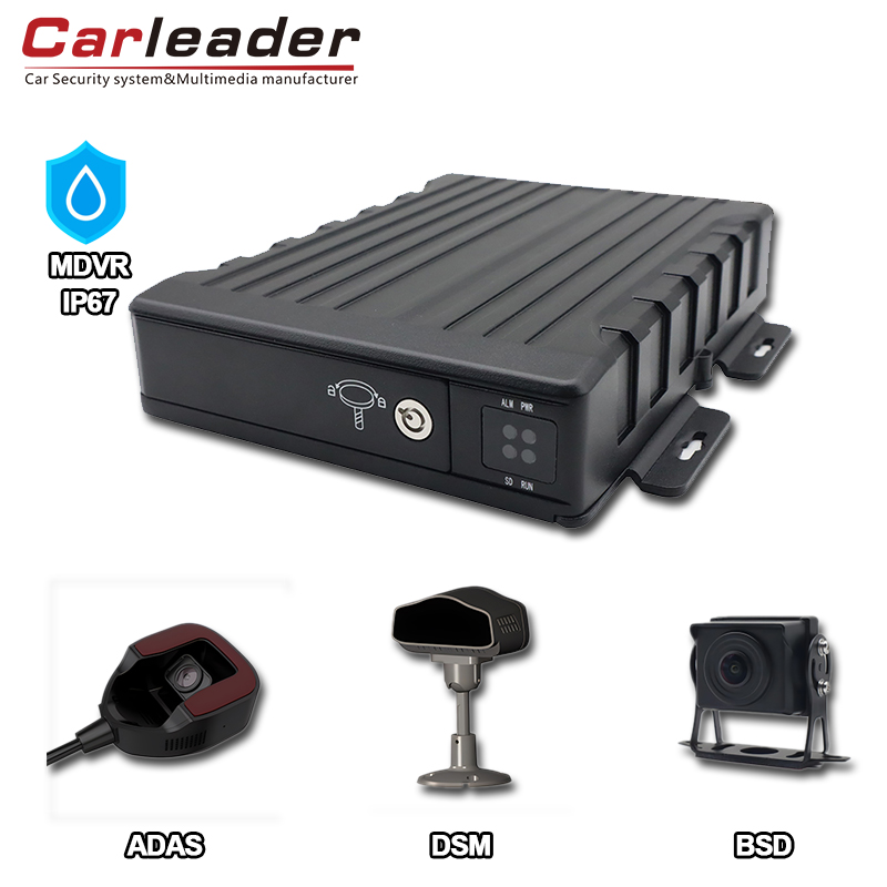 Migliora la tua esperienza di gestione della flotta con Carleader Waterproof 4CH SD AI MDVR con ADAS, DMS e BSD