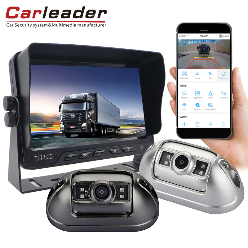 Carleader 1080P AI Sistema di telecamere per veicoli con rilevamento dei punti ciechi | Sicurezza di guida del conducente della scorta