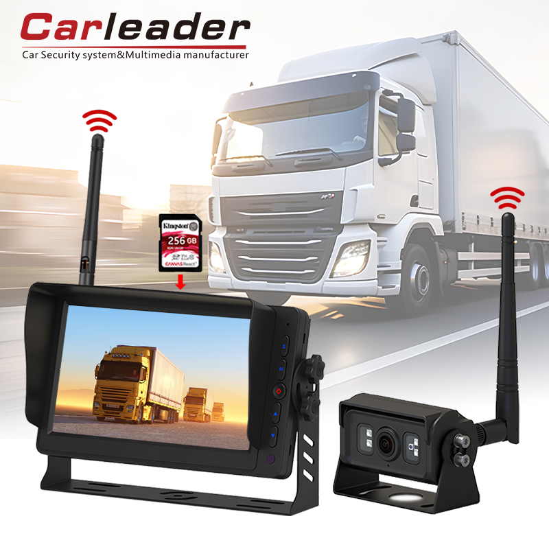 Carleader DVR Registrazione DVR Sistema di monitoraggio wireless digitale a 2,4 GHz ---- Proteggi la sicurezza di guida