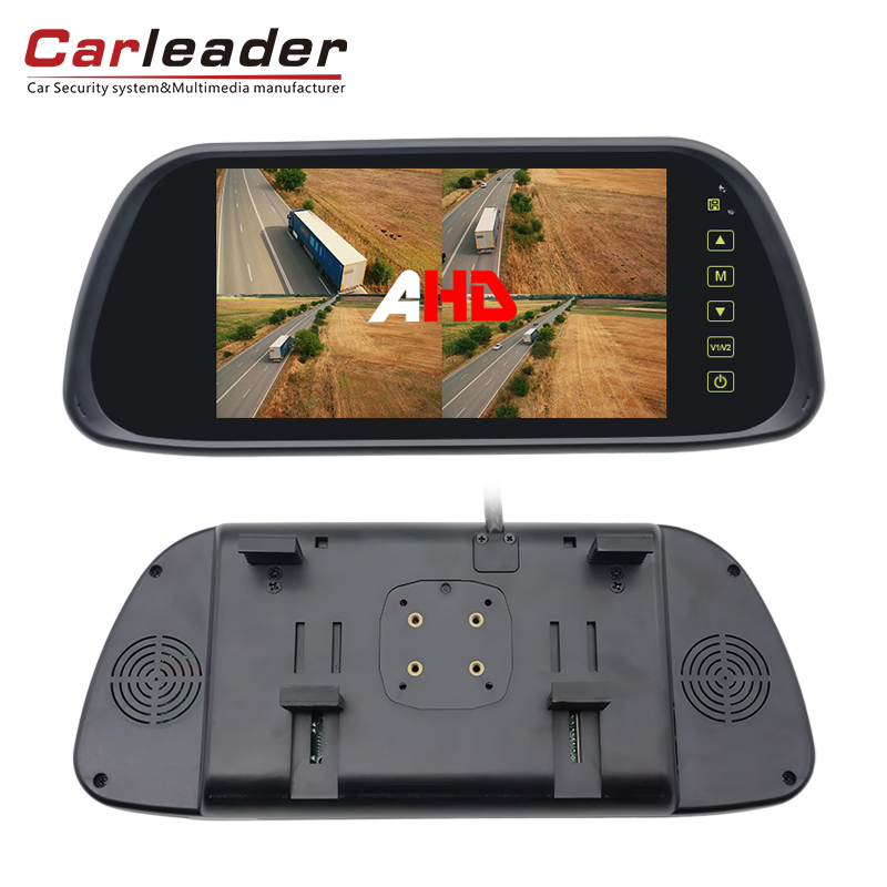 Aggiorna la visione del veicolo con Carleader 2 in 1 Installazione da 7 pollici Quad Ahd Retroview Mirror Monitor