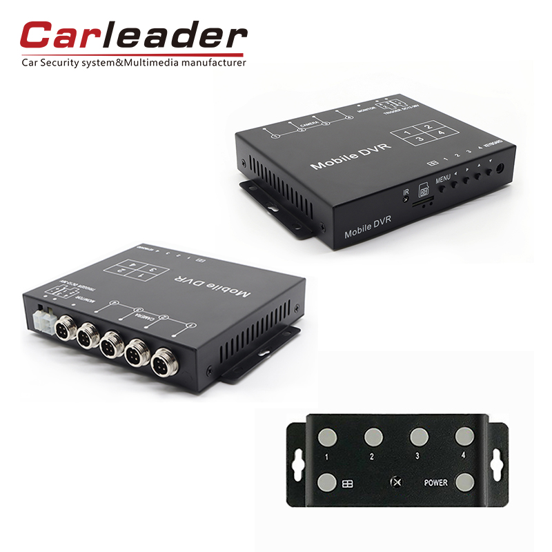 Carleader 1080p AHD Quad Split Control Box con funzione di registrazione: il tuo hub di sorveglianza del veicolo all-in-one
