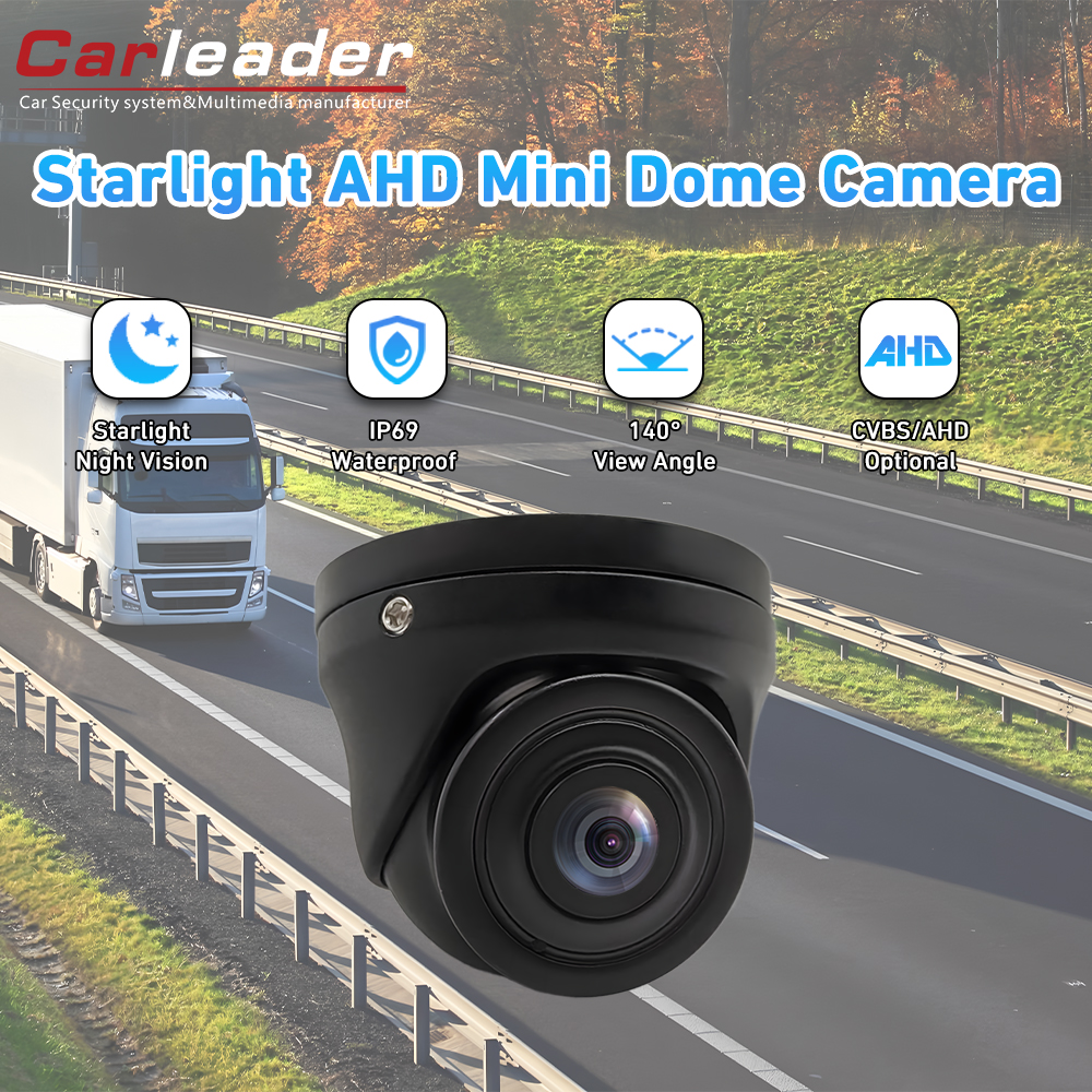 Nuova Mini Starlight Bus Dome Camera