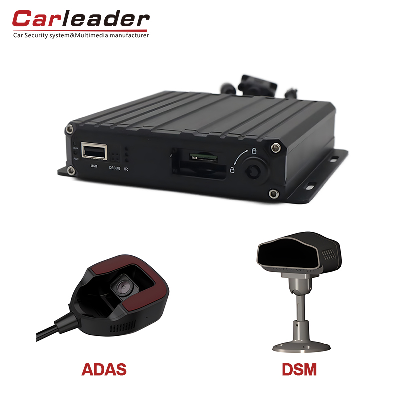 Carleader 4ch AI Intelligent Mobile DVR con fotocamera DSM e ADAS - Smart Life, Smart Drive