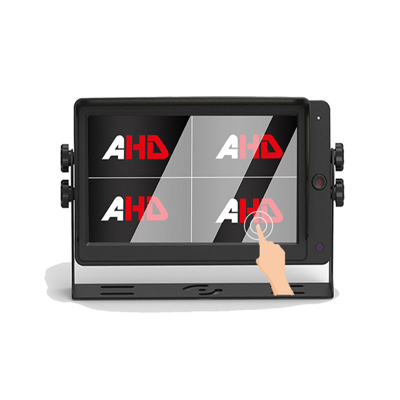 Monitor AHD touch screen da 7 pollici 4CH con display diviso quadruplo Carleader per una sorveglianza del veicolo chiara e affidabile