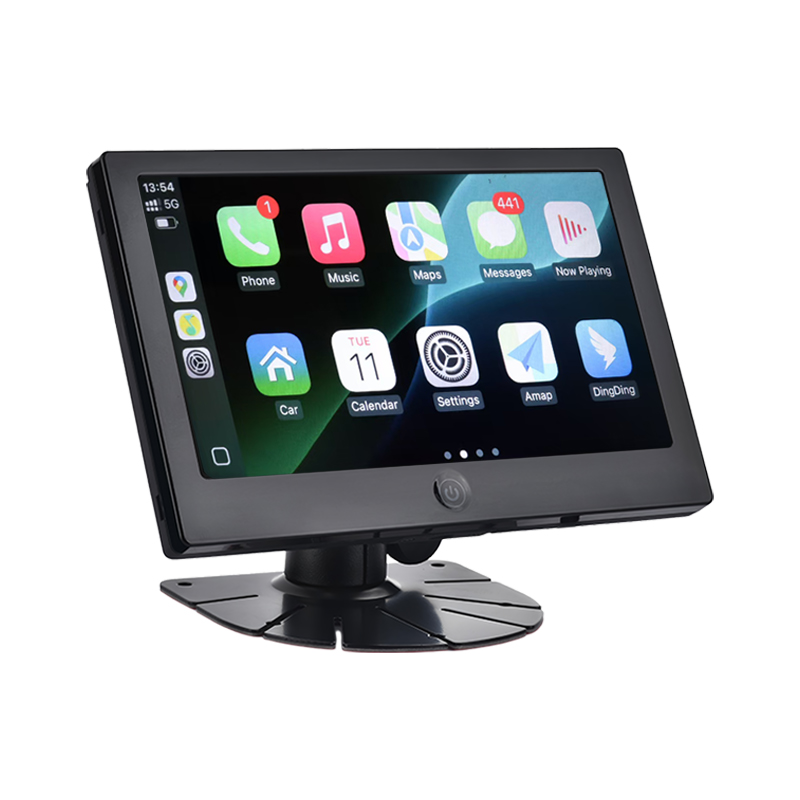 Monitor AHD per veicoli commerciali IPS da 7 pollici Carleader che supporta CarPlay Multimedia
