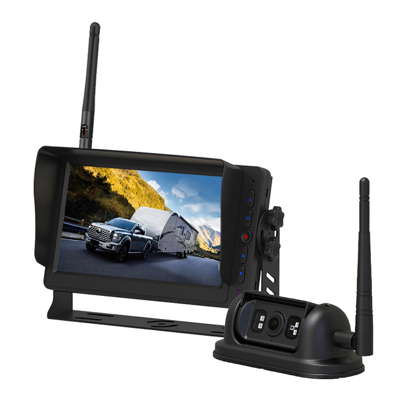 Sistema di telecamera e monitor HD wireless digitale da 7 pollici 2,4 GHz Carleader Sistema di telecamera e monitor HD wireless digitale da 7 pollici 2,4 GHz Carleader