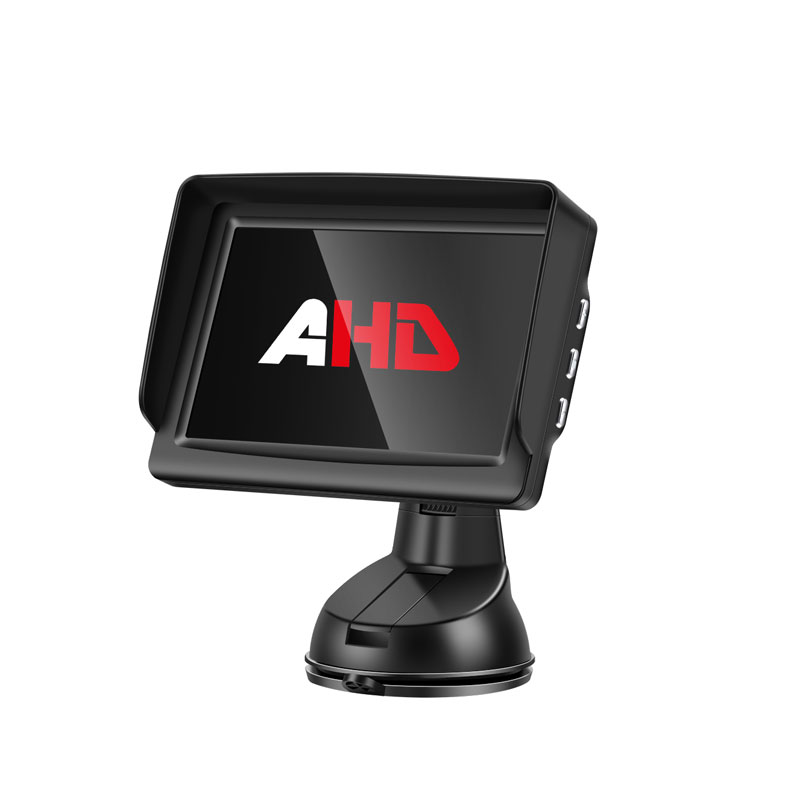 Monitor per auto AHD da 5 pollici per autobus/camion/furgone con staffa