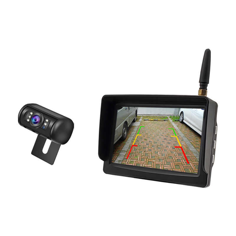 Monitor di retromarcia wireless da 5 pollici e sistema di telecamere per veicolo