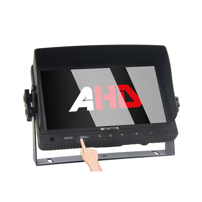 Monitor per auto AHD da 7 pollici con pulsante touch