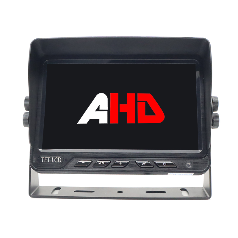 Sistema BSD di rilevamento pedoni AI per monitor per auto HD da 7 pollici