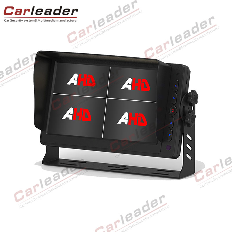 Display quad split HD da 7 pollici per auto