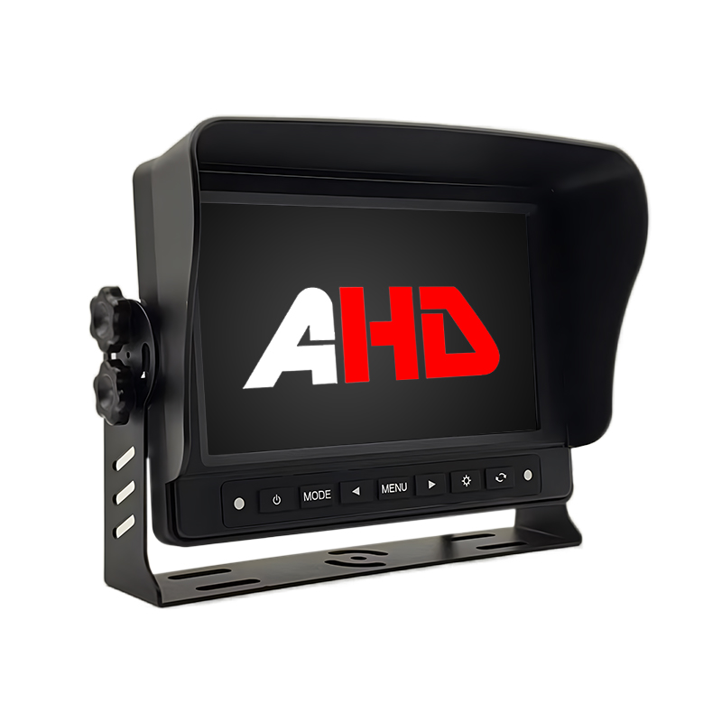 Monitor per veicoli AHD impermeabile con ingresso 2AV da 7 pollici