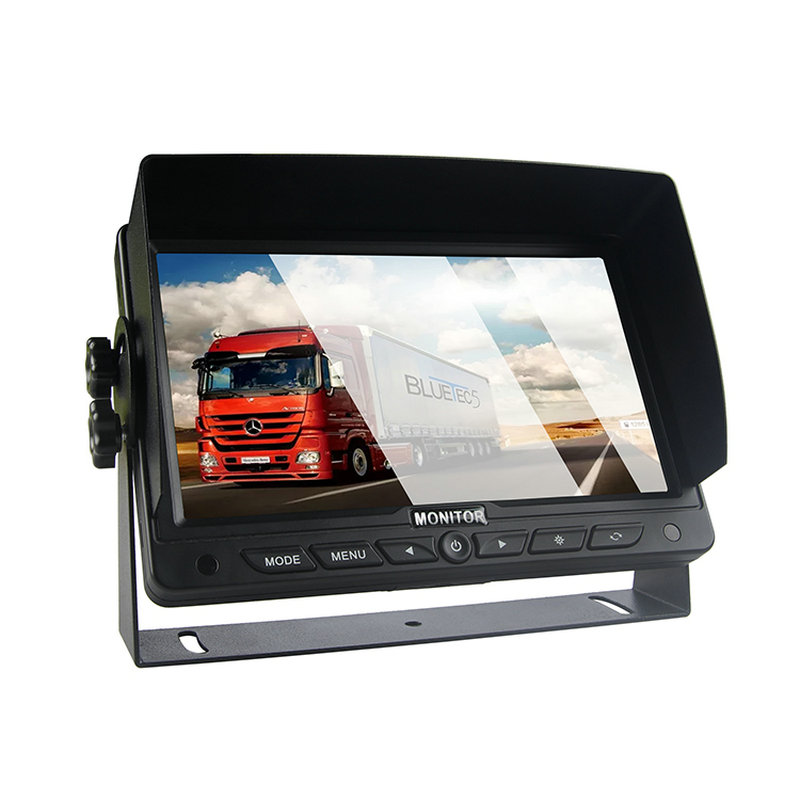 Display da cruscotto per camion pesanti da 7 pollici con schermo di retromarcia