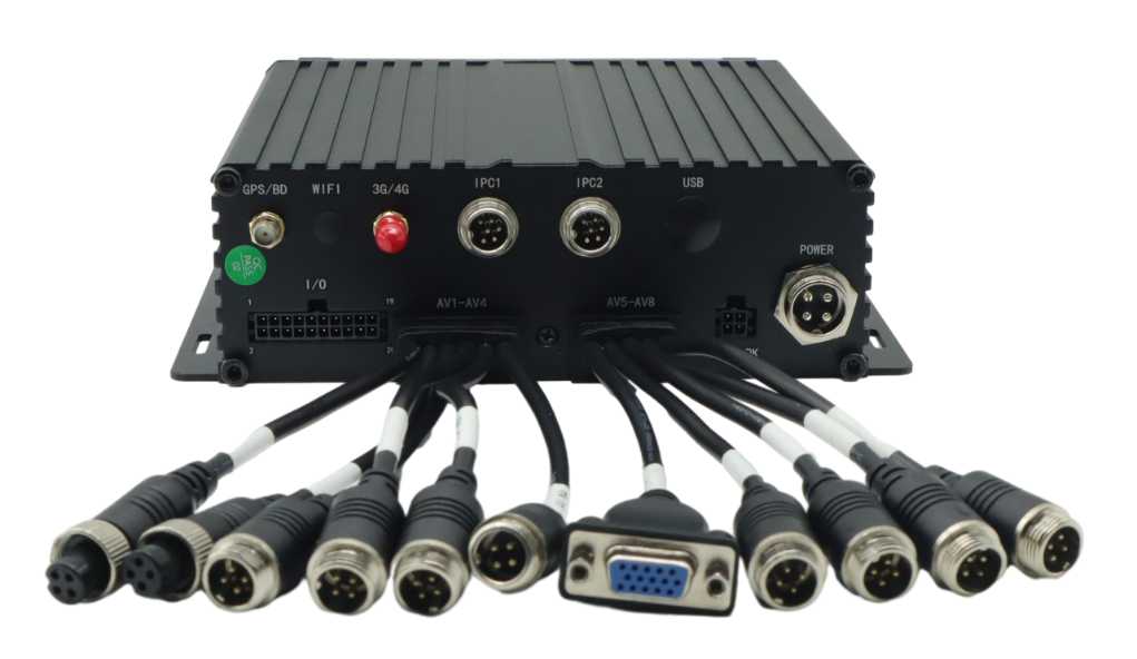 HDD 1080P a 8 canali e scheda SD MDVR per veicolo