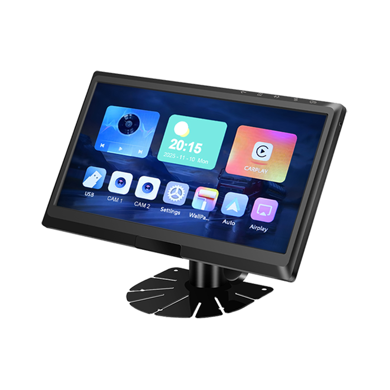 Monitor per veicolo IPS 2AV AHD da 9 pollici con supporto CarPlay Multimedia