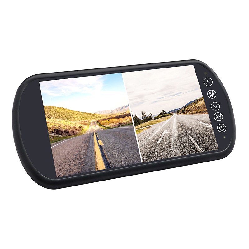 Carleader da 7 pollici a doppia divisione ahd veicolo specchio monitor