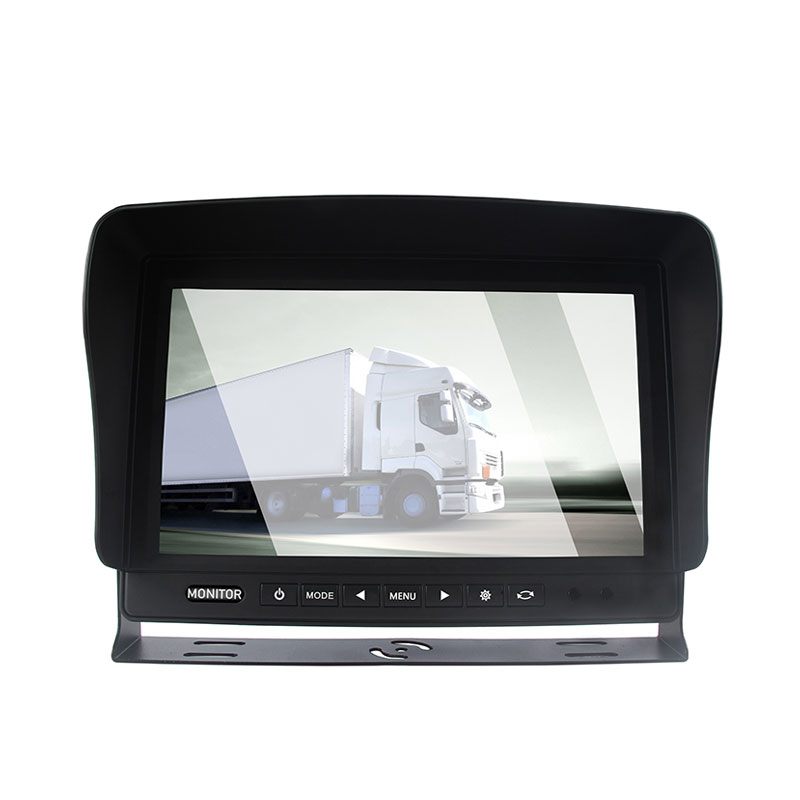 Monitor da cruscotto LCD da 10 pollici per caravan con fotocamera